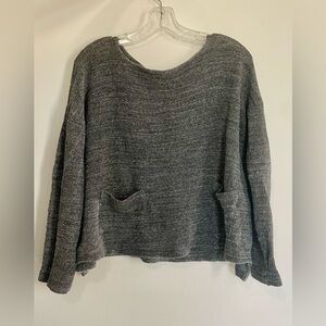 EILEEN FISHER Gray Knit Sweater